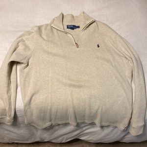Ralph Lauren XL/TG Light Tan Quarter Zip